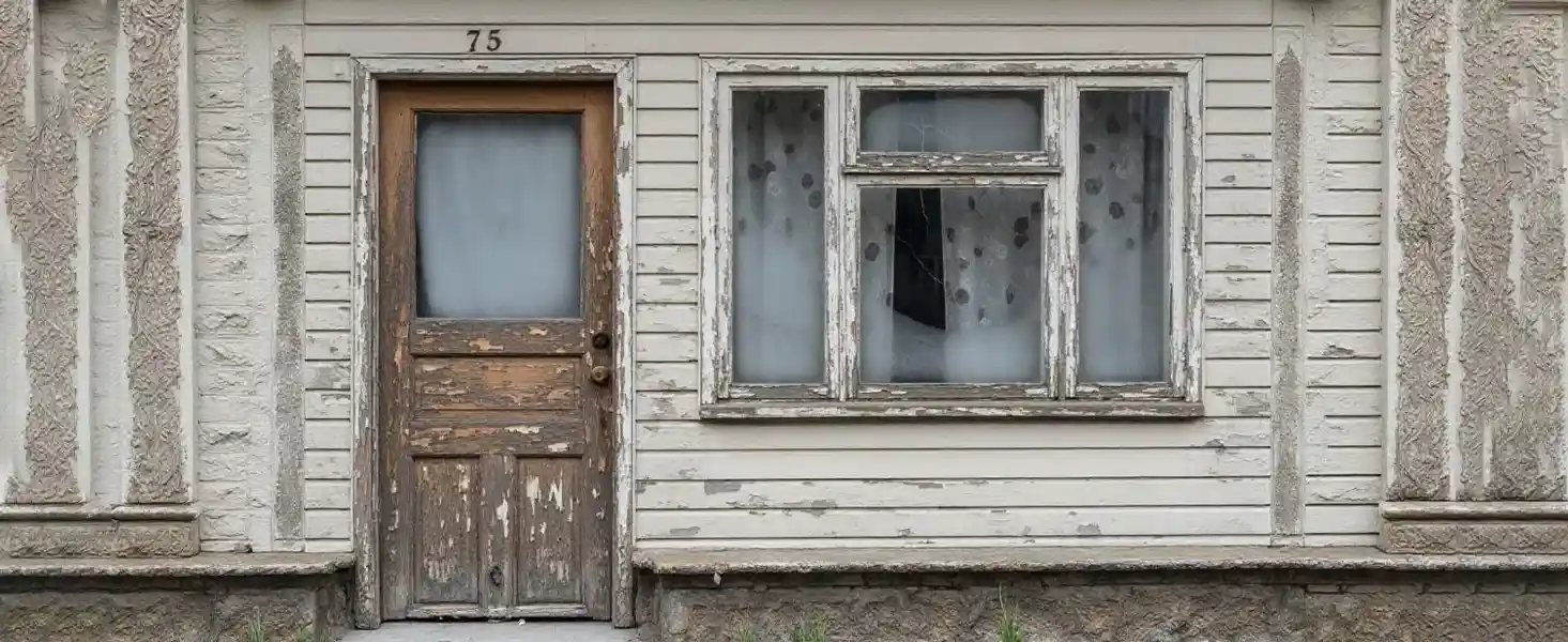 window and door broken